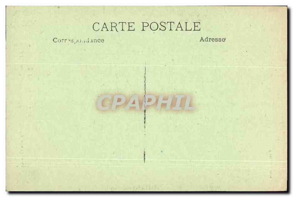 Aix en Povence - halle aux grains - Fronton de Chantal - CPA  — Verso