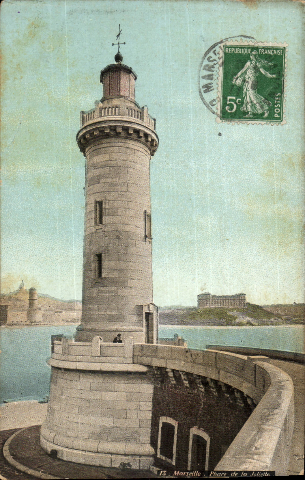 Marseille - le Phare St Marie - lighthouse - CPA 