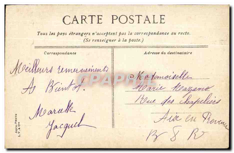 Marseille - le Phare St Marie - lighthouse - CPA  — Rückseite