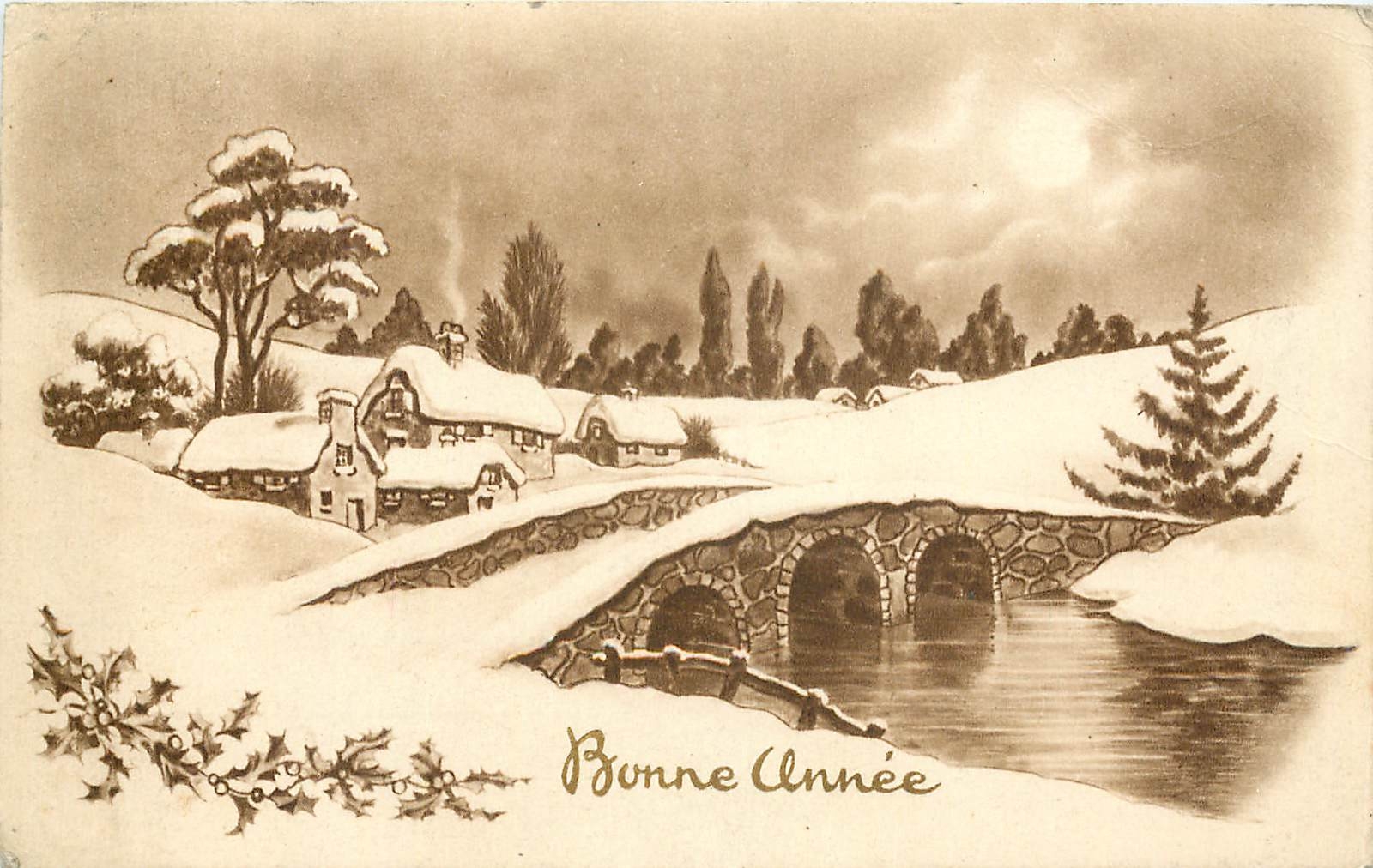 CPA Bonne Annee 