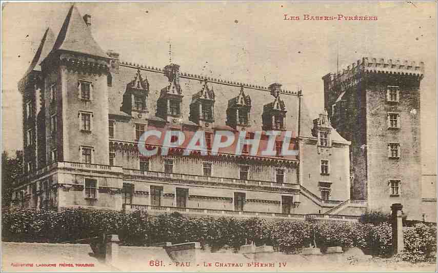 CPA Pau Le Chateau d'Henri IV 