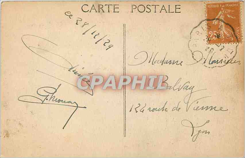 CPA Blois Le Chateau Aile Francois 1er  — Verso