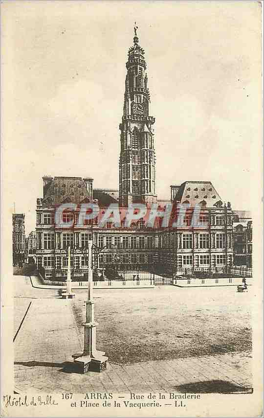 CPA Arras Rue de la Braderie et Place de la Vacquerie 