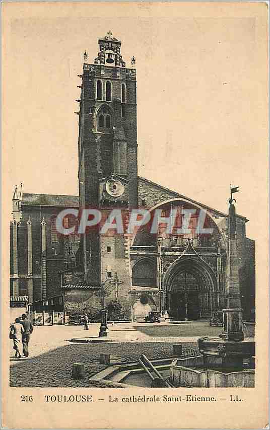 CPA Toulouse La Cathedrale Saint Etienne 