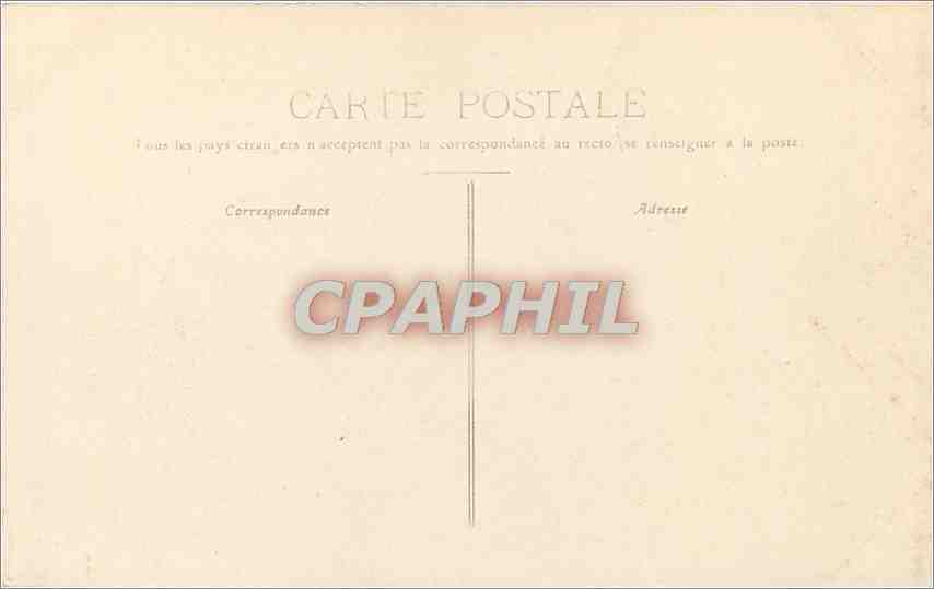 CPA Lyon Pont de l'Hotel Dieu  — Verso