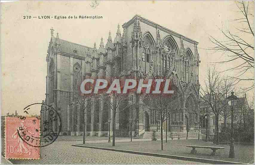 CPA Lyon Eglise de la Redemption 