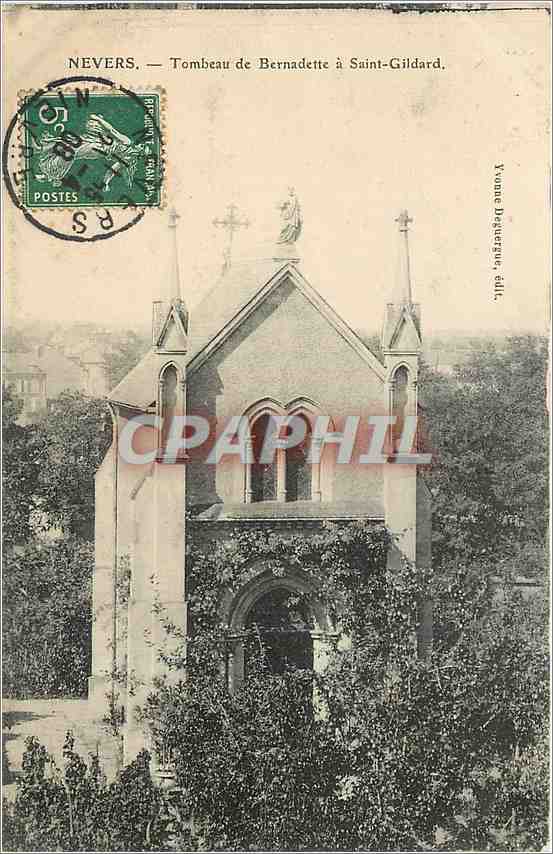 CPA Nevers Tombeau de Bernadette a Saint Gildard 