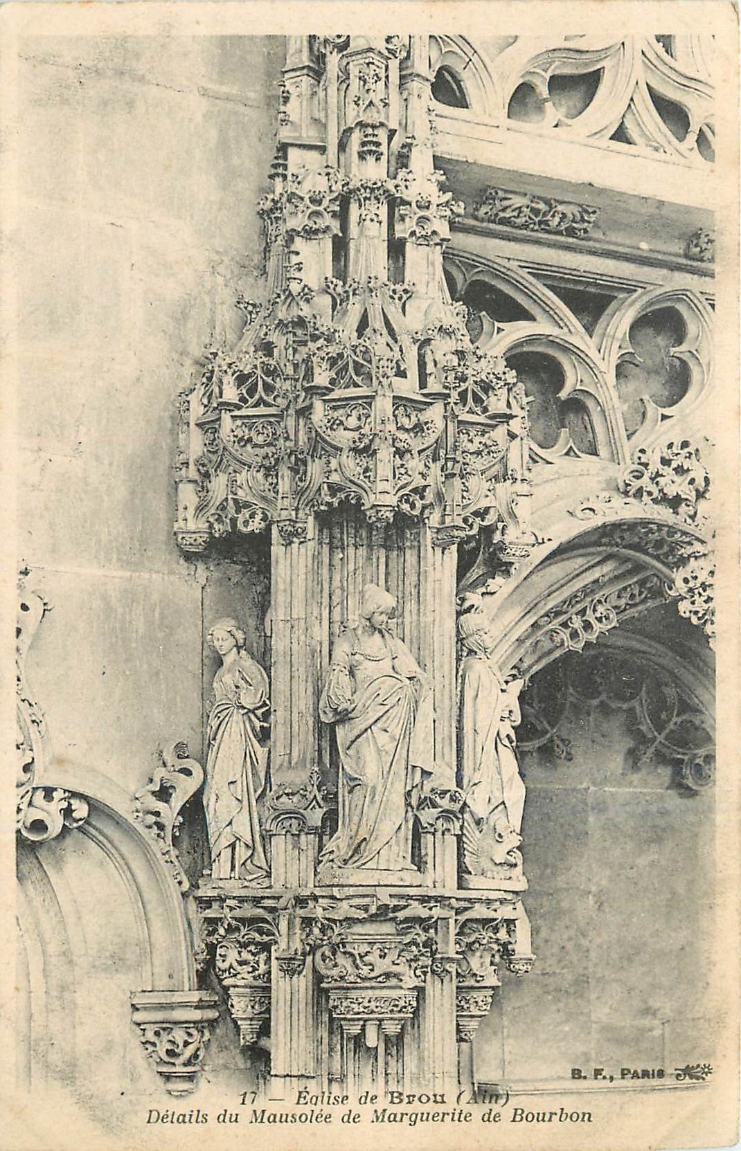 CPA Eglise de Brou Details du Mausolee de Marguerite de Bourbon 