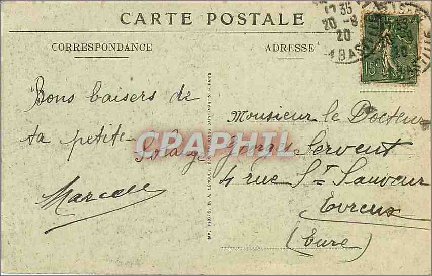 CPA Basilique du Sacre Coeur de Montmartre Jeanne d'Arc par Pinta  — Rückseite