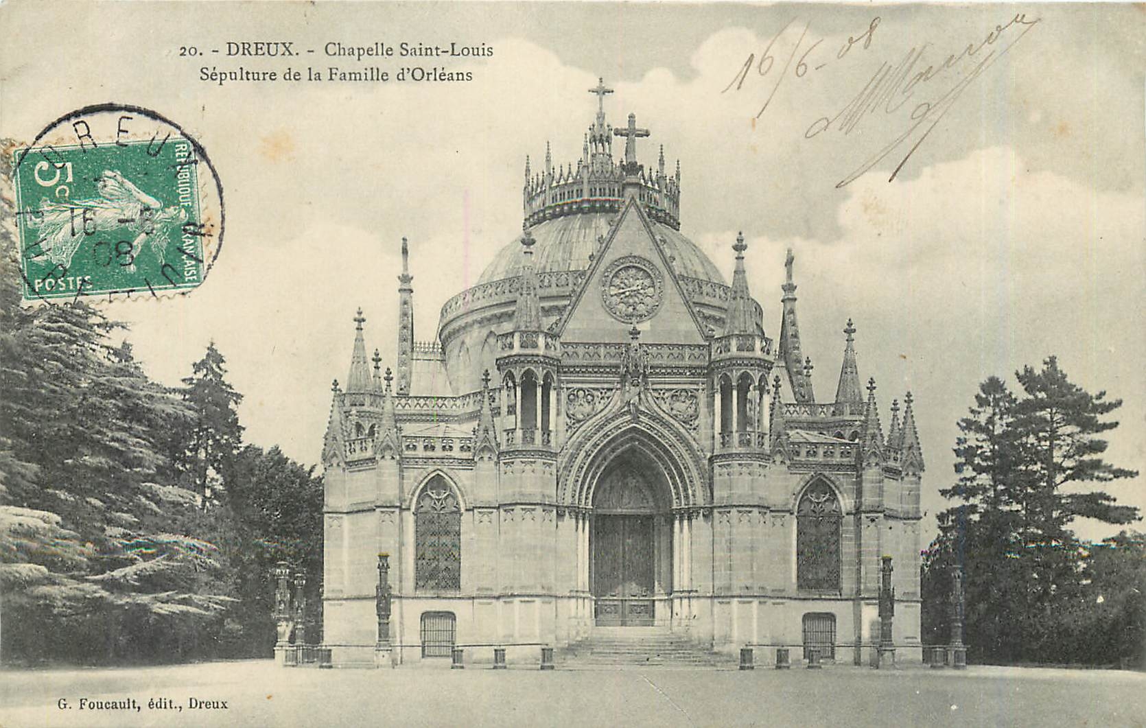 Dreux - Kapelle Saint-Louis — Grabstätte der Familie Orleans — G. Foucault, Verlag, Dreux