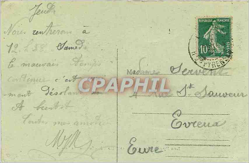CPA Les Pyrenees Lourdes Interieru du Rosaire  — Verso
