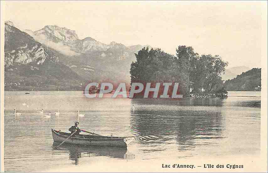 Lac d'Annecy — L'Île des Cygnes — CPAPHIL