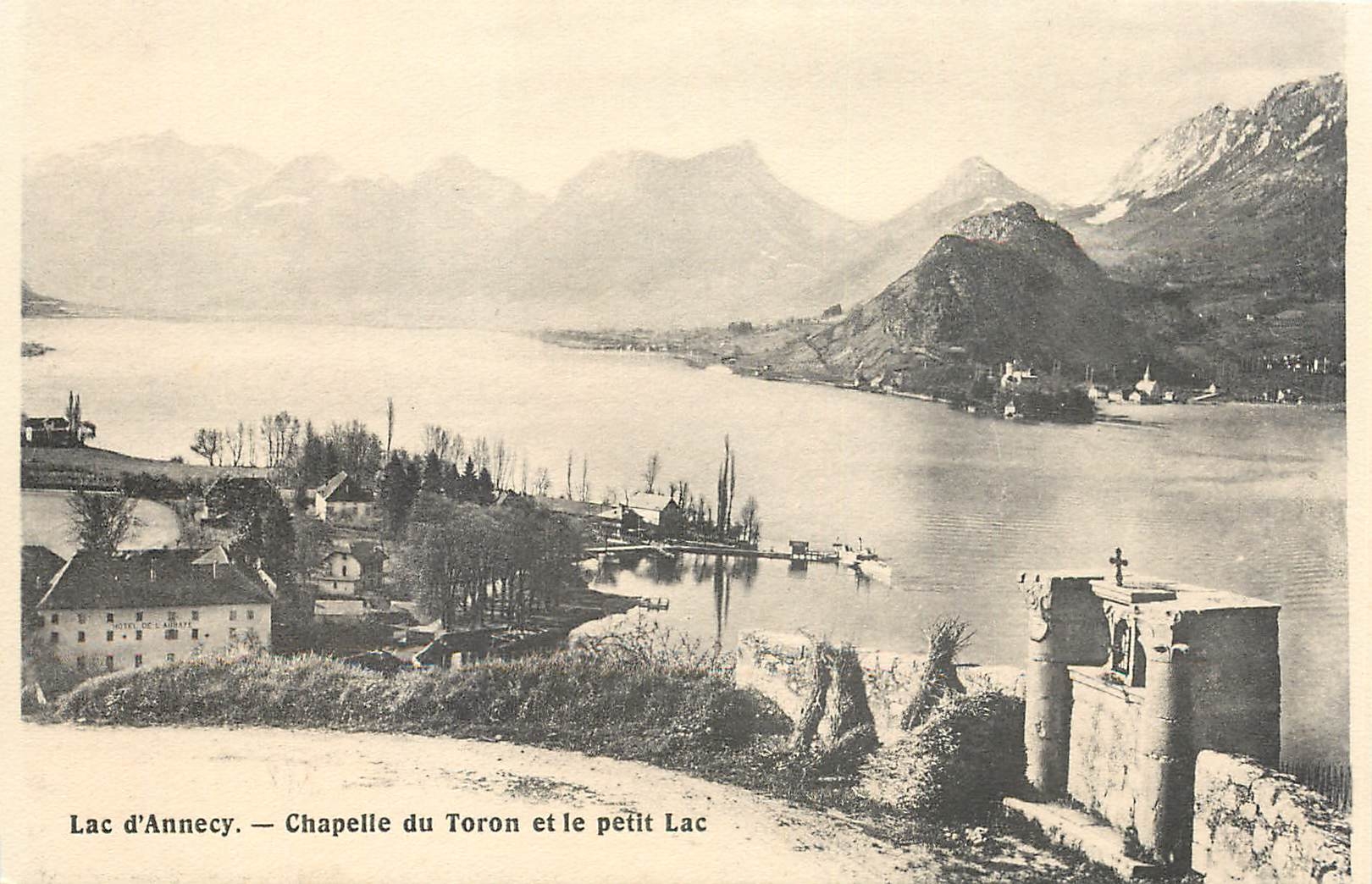 Lac d'Annecy — Chapelle du Toron et le petit Lac — Éditeur LAMARTE