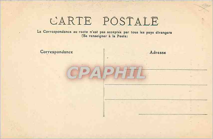 CPA Cauterets Route de Pierrefitte a Cauterets Gouffre du Pont Mayabat  — Rückseite