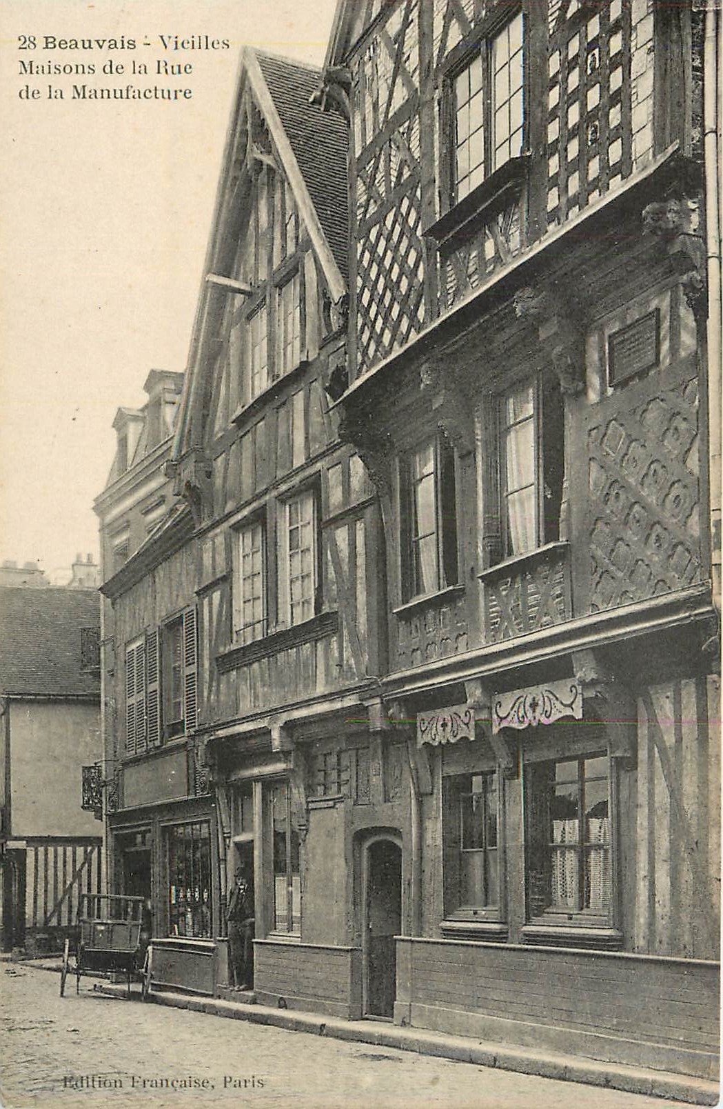 Beauvais - Vicilles - Maisons de la Rue de la Manufacture — Édition Française, Paris, n°28