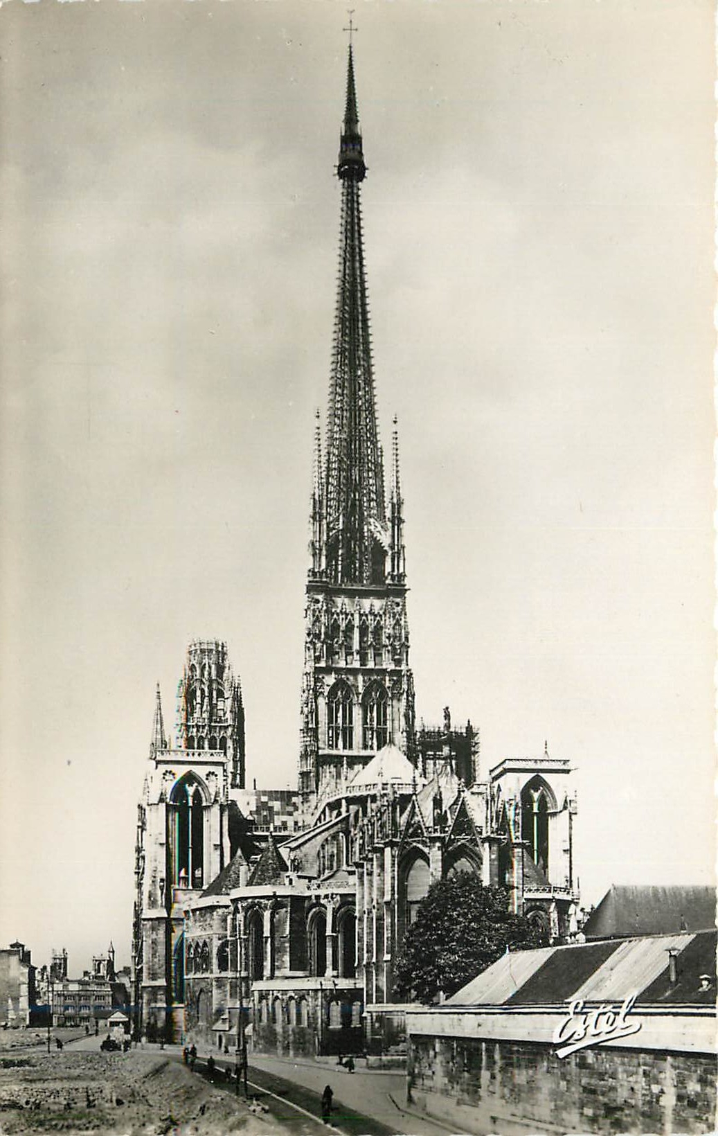 CPA Rouen Abside de la Cathedrale 