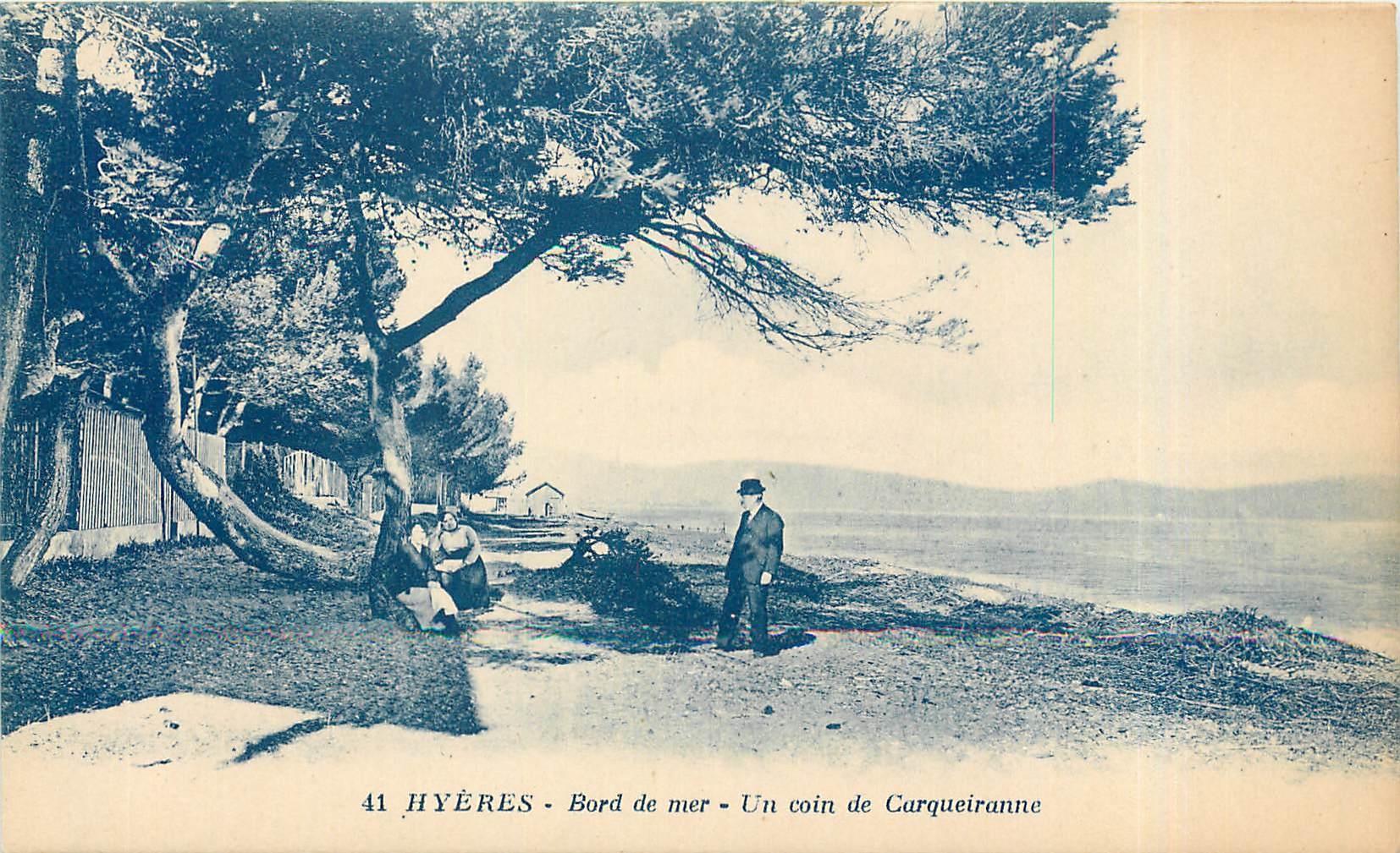 Hyères - Bord de mer - Un coin de Carqueiranne — éditeur Ariat, n°41