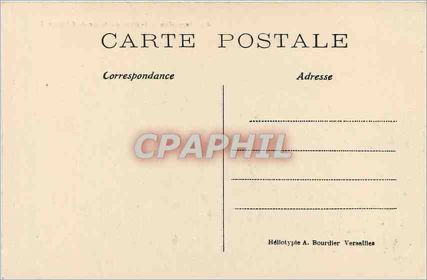 CPA Versailles Voiture du Sacre de Charles X  — Verso