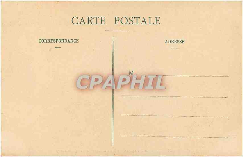 CPA Versailles Petit Trianon Chambre a coucher de Marie Antoinette  — Verso