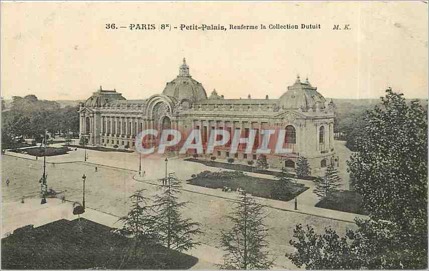 CPA Paris Petit Palais Renferme la Collection Dutuit 