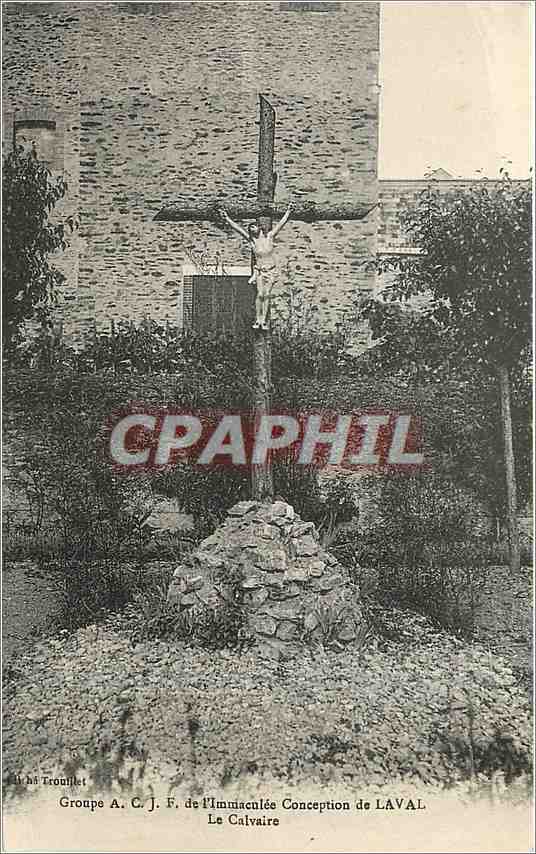 CPA Groupe ACJF de l'Immaculee Conception de Laval Le Calvaire 