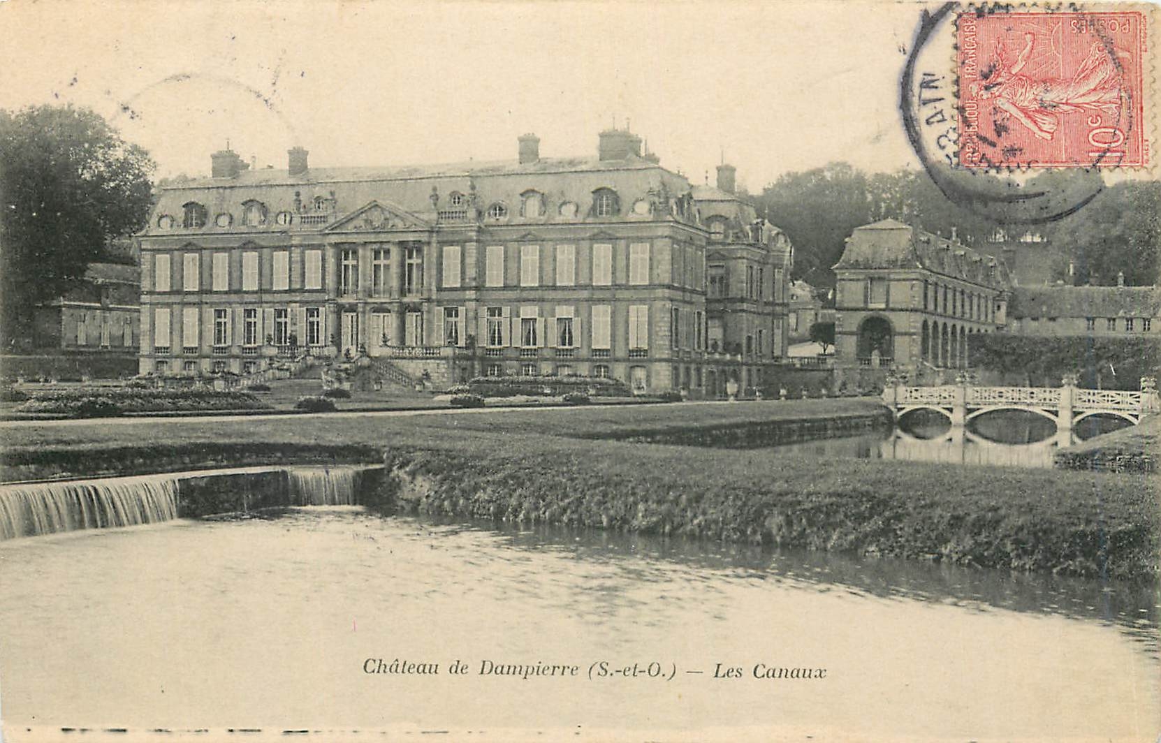 CPA Chateau de Dampierre S et O Les Canaux 