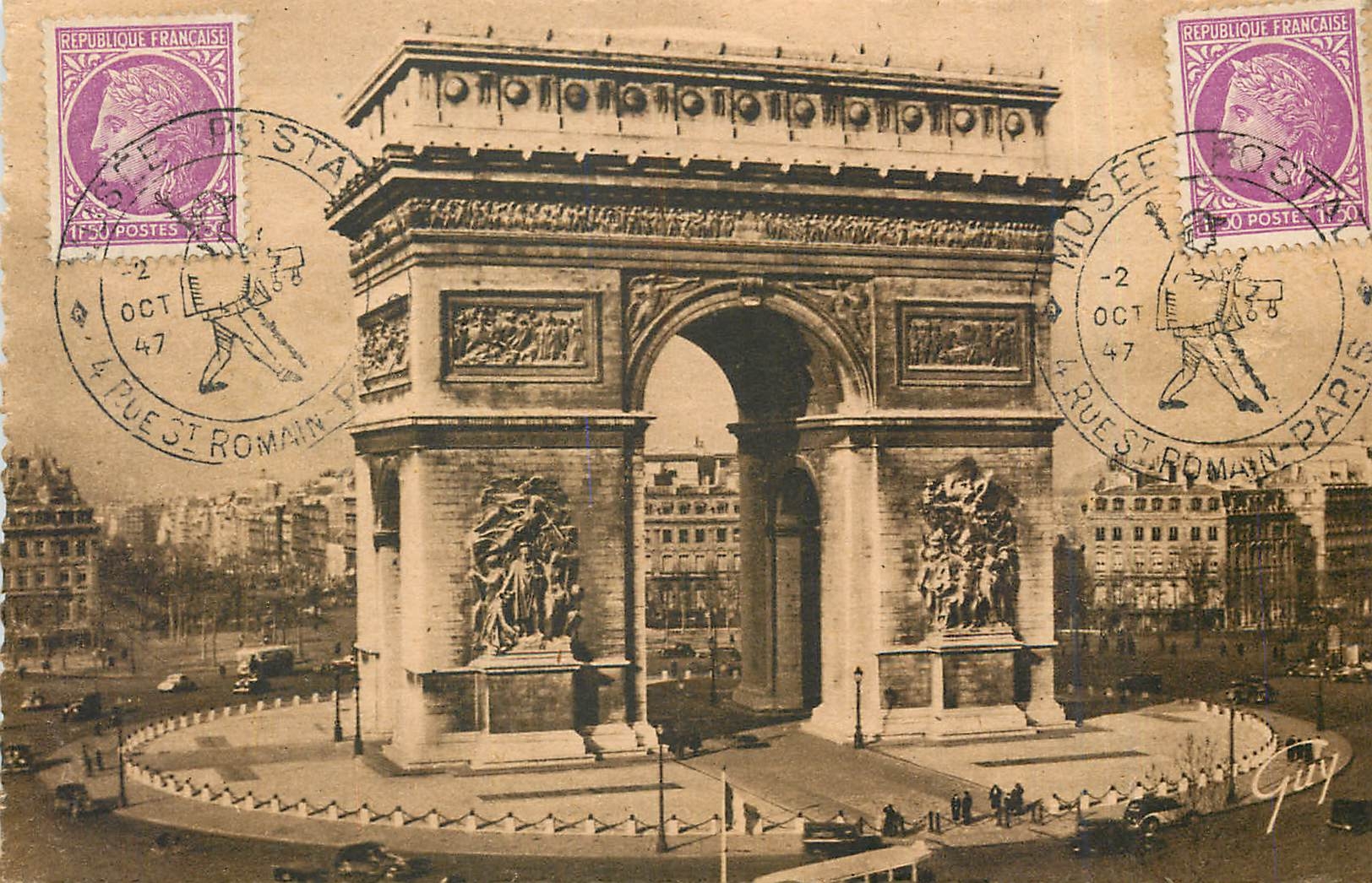 CPA Paris et ses Merveilles Arc de Triomphe de l'Etoile 