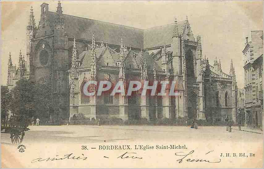 CPA Bordeaux L'Eglise Saint Michel 