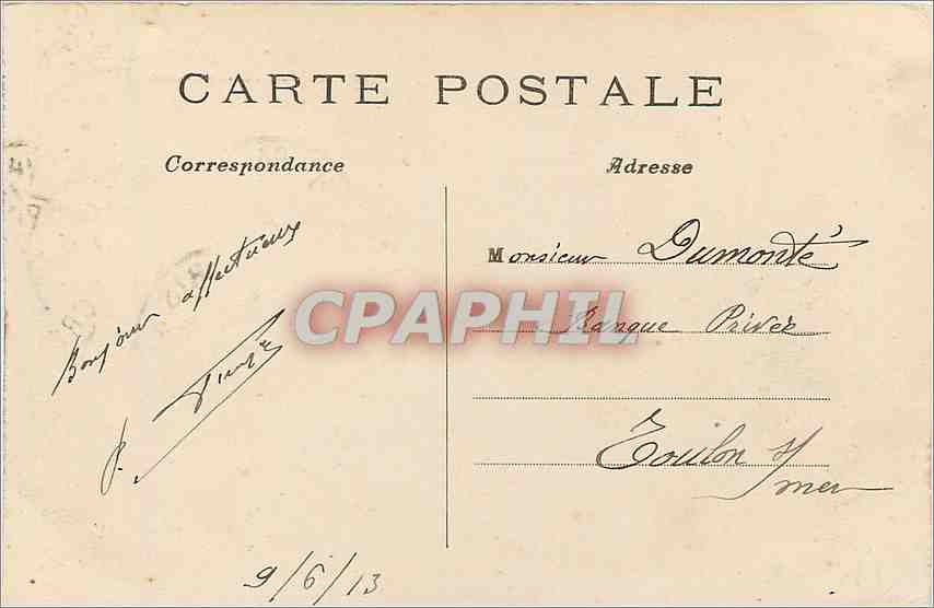 CPA Paris Eglise Notre Dame Le Pont d'Arcole et la Seine  — Rückseite