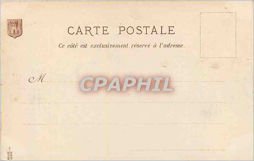 CPA Epinal Le Canal vu du Pont des Quatre Nations  — Back