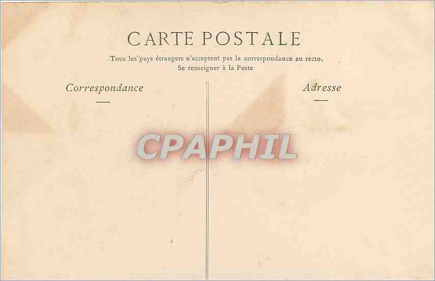 CPA Paris Hotel des Invalides le Tombeau de Napoleon  — Verso
