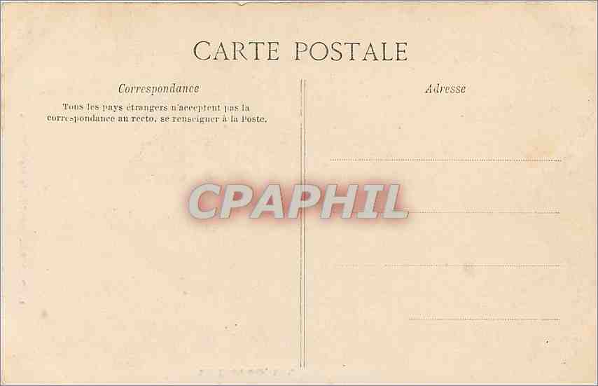 CPA Paris Cathedrale Notre Dame  — Verso