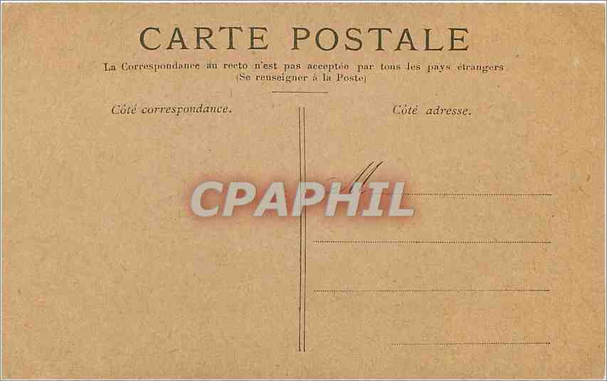 CPA Paris La Place de la Bastille  — Rückseite