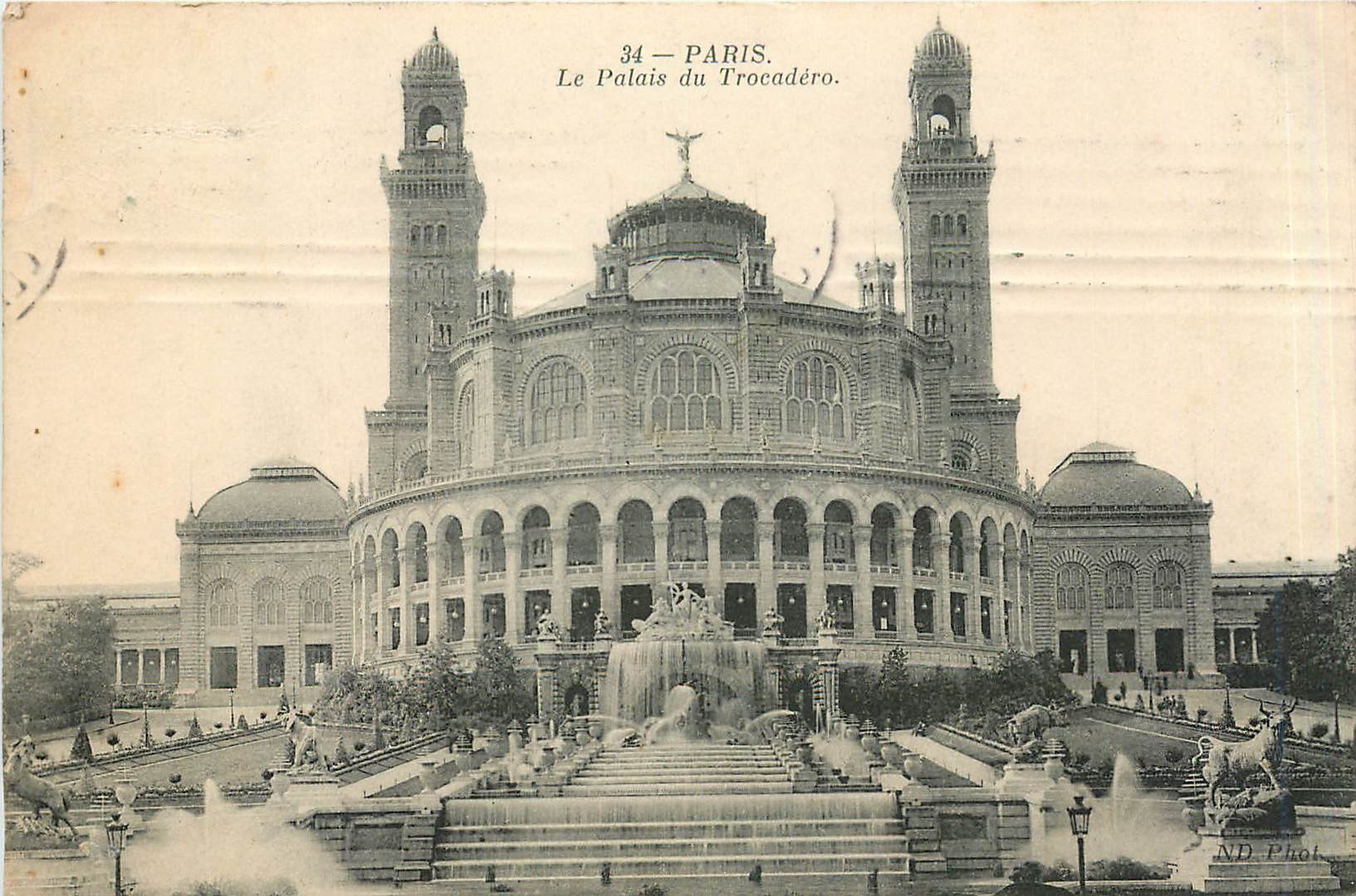 CPA Paris Le Palais du Trocadero 