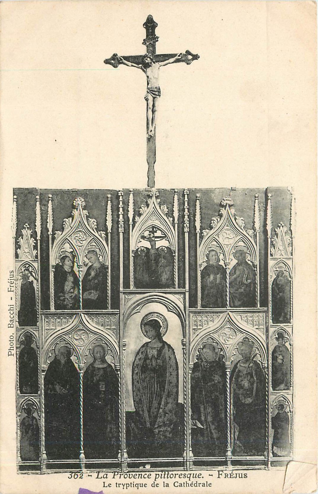 CPA La Provence Pittoresque Frejus Le Tryptique de la Cathedrale 