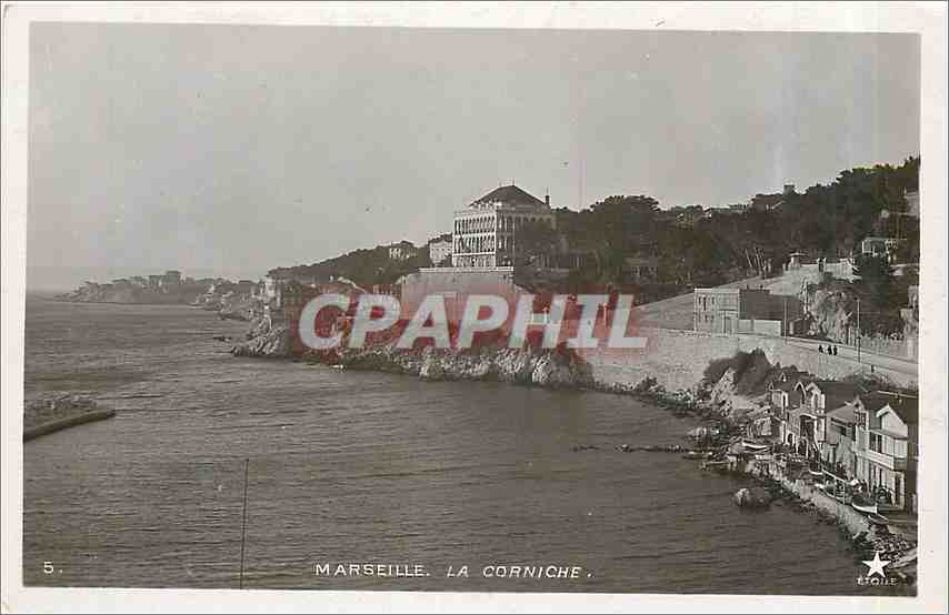 CPA Marseille La Corniche 