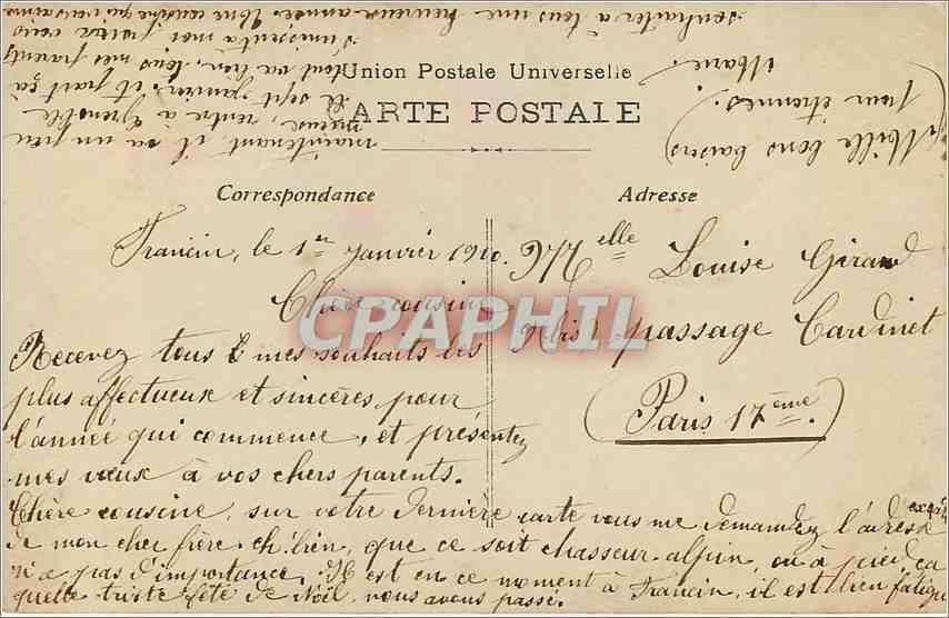 Junge Frau in Hochzeitskleid — Tausend Wünsche zum Glück — E.B.R. — Rückseite