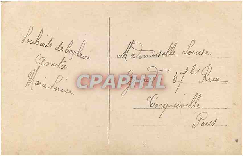 CPA Bonne Annee Enfant Boite aux lettres — Rückseite