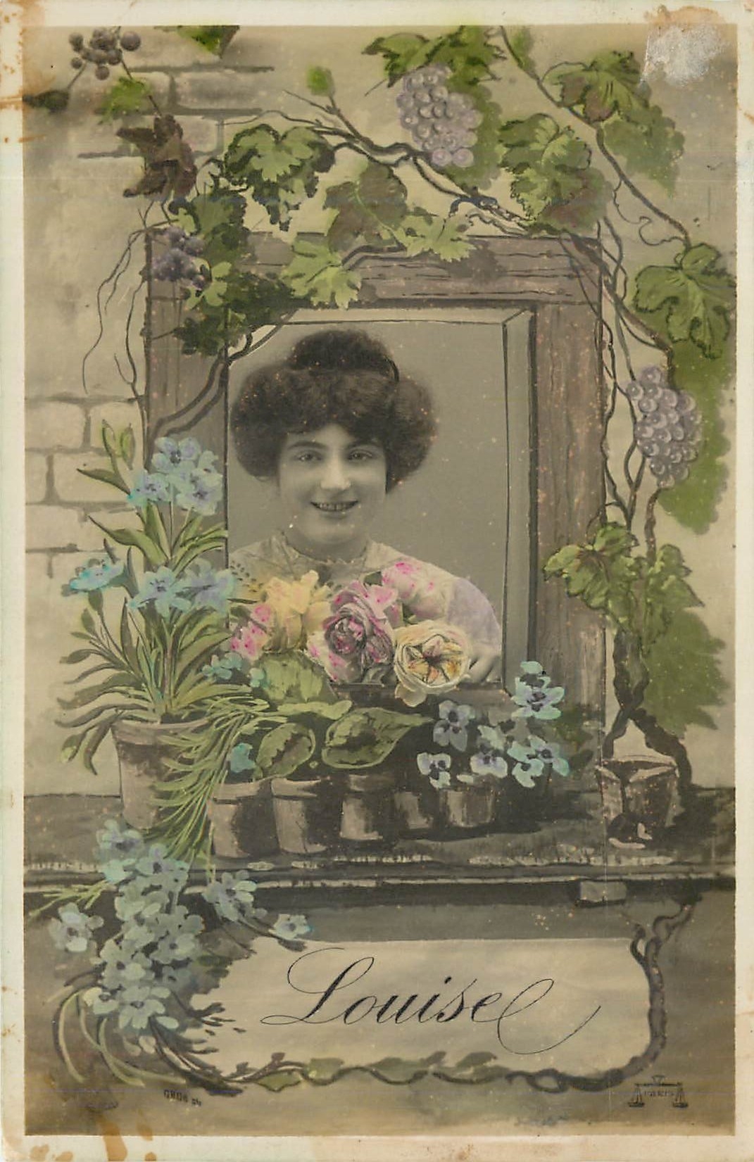 CPA Louise Femme