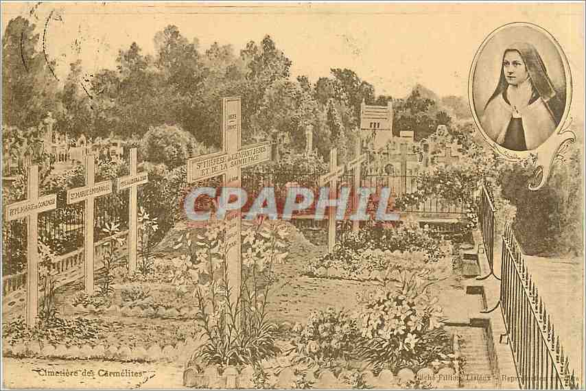 CPA Cimetiere des Cermelites 