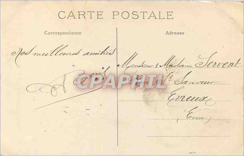 CPA Paris Cathedrale Notre Dame  — Rückseite