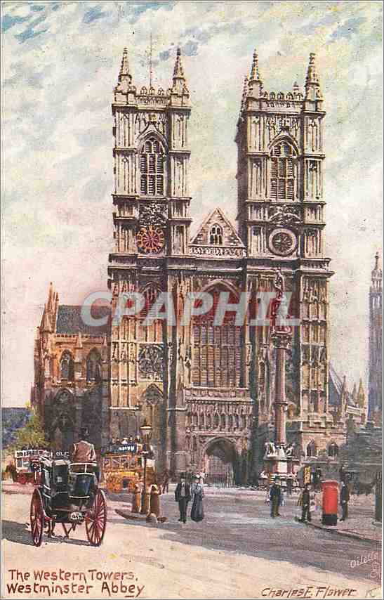 CPA The Western Towers Westminster Abbey 