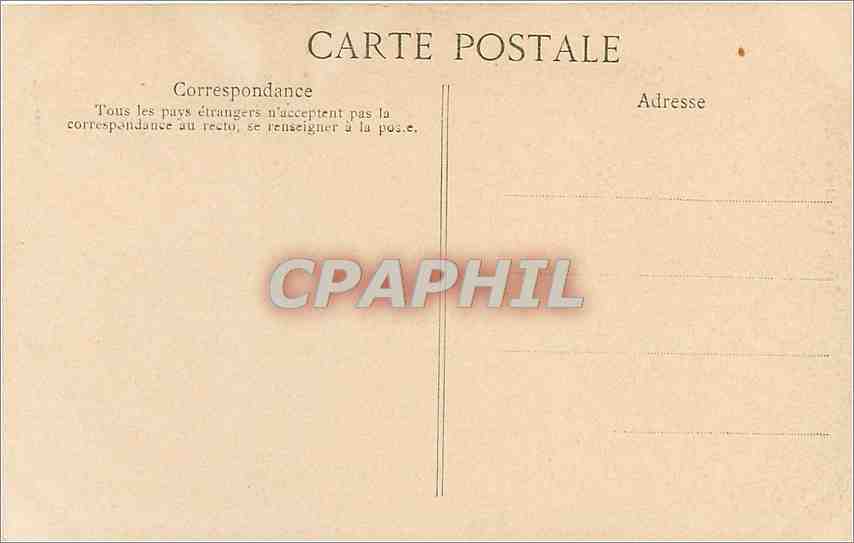 CPA Le Col des Roches  — Verso