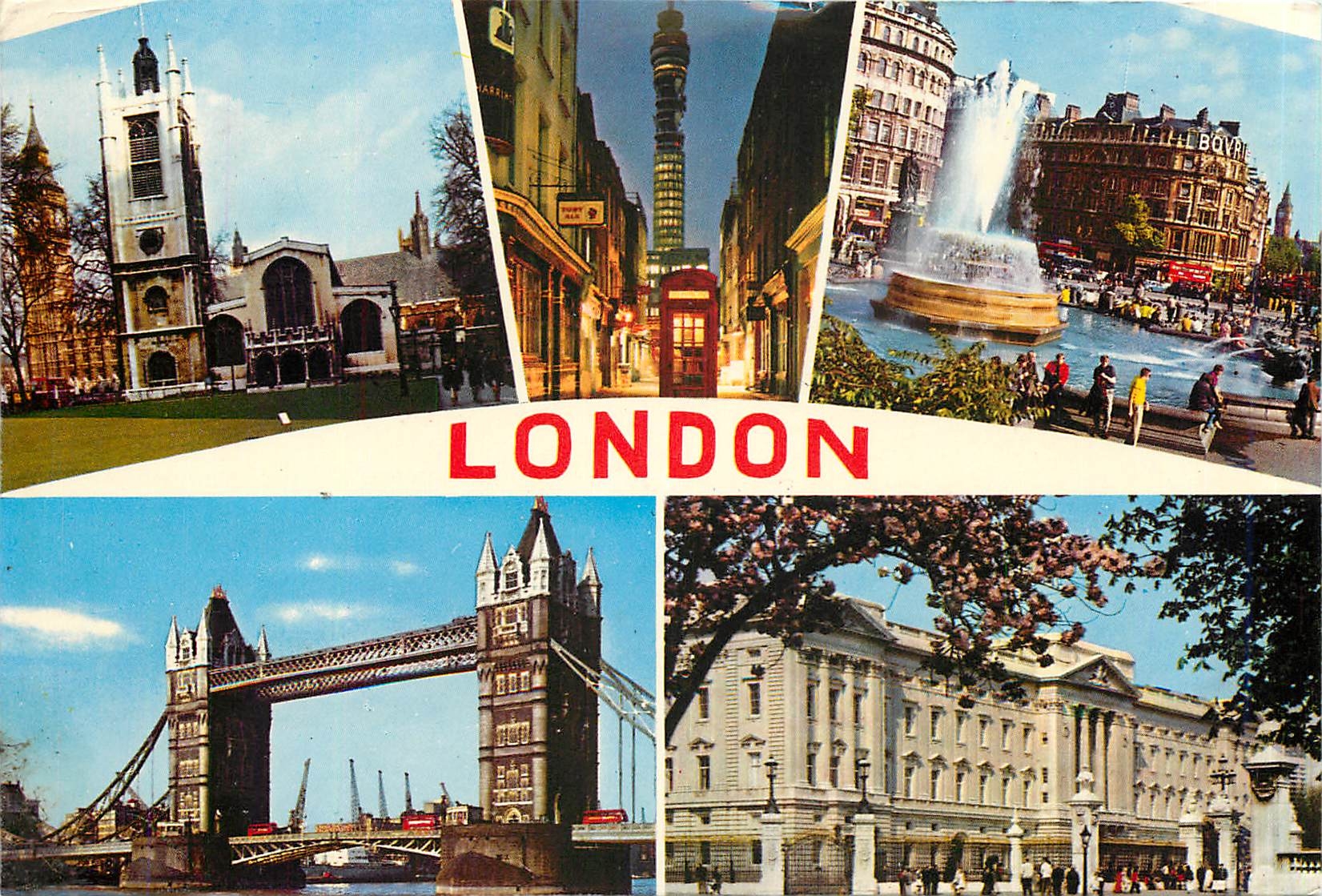 CPM St Margarets Westminster and Big Ben Post Office Tower London
