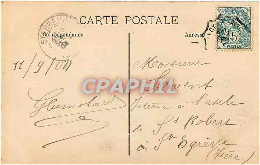 CPA Annecy Les Vieilles Prisons  — Rückseite