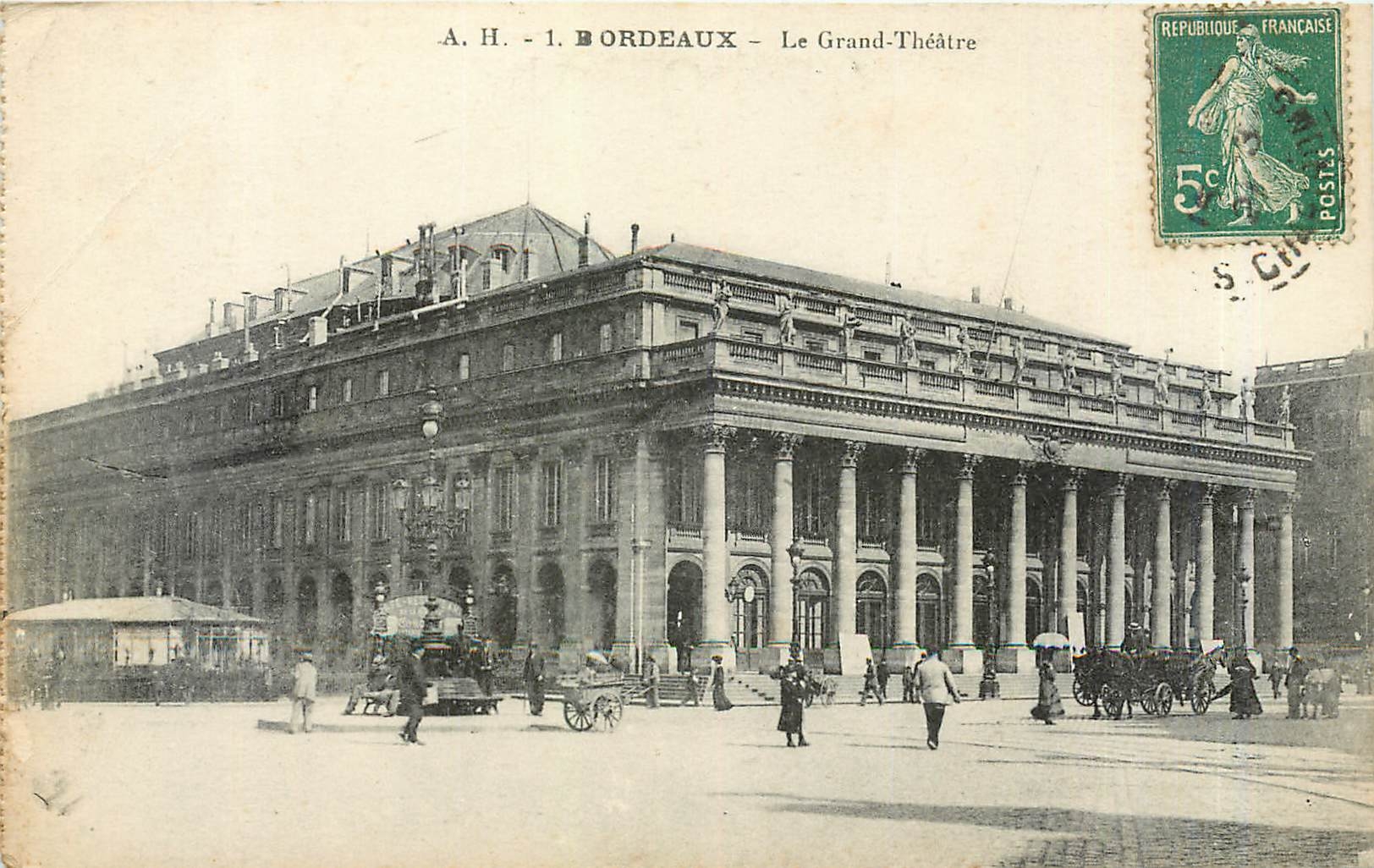 CPA Bordeaux Le Grand Theatre 