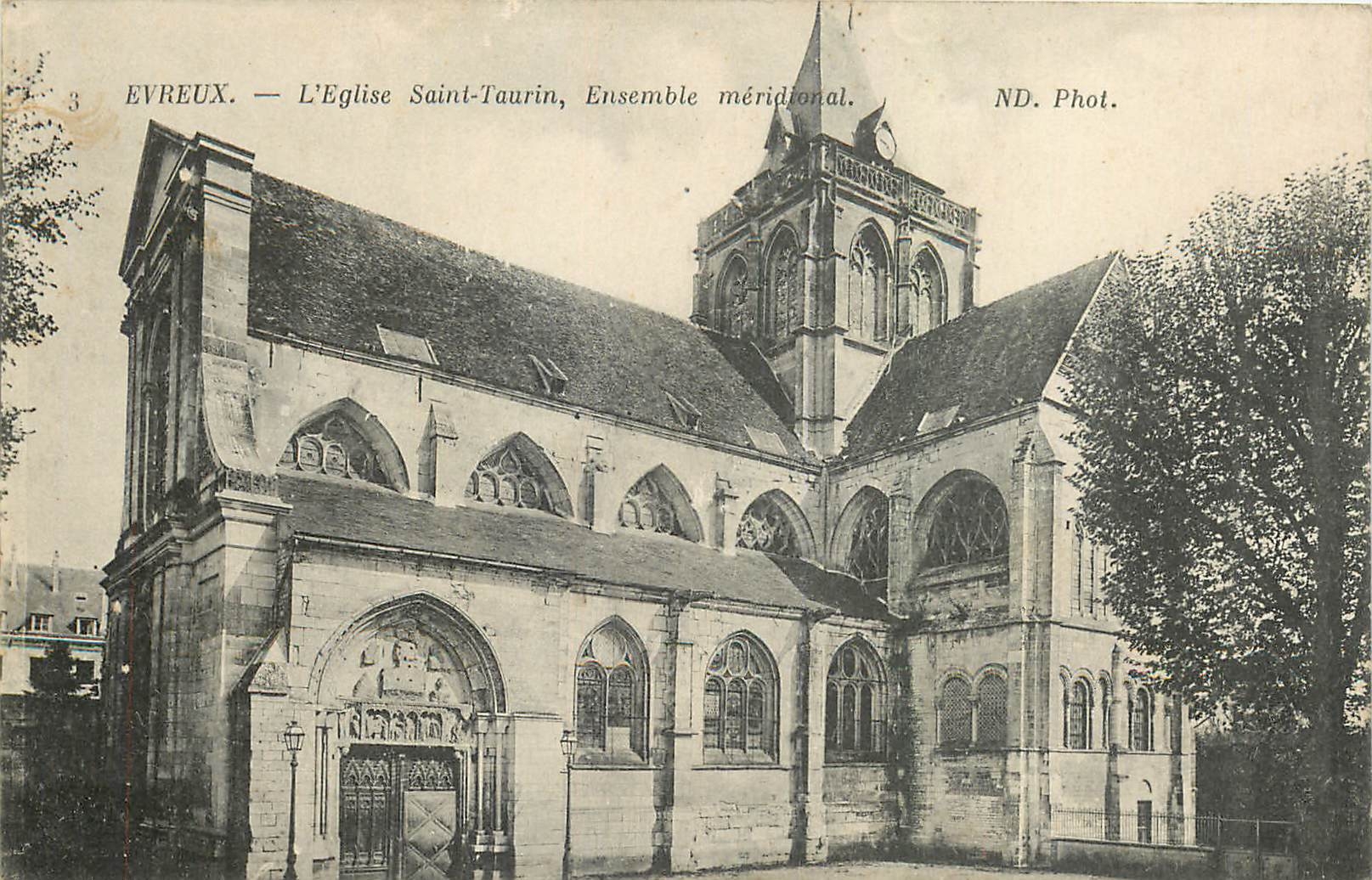 CPA Evreux L'Eglise Saint Taurin Ensemble meridional 