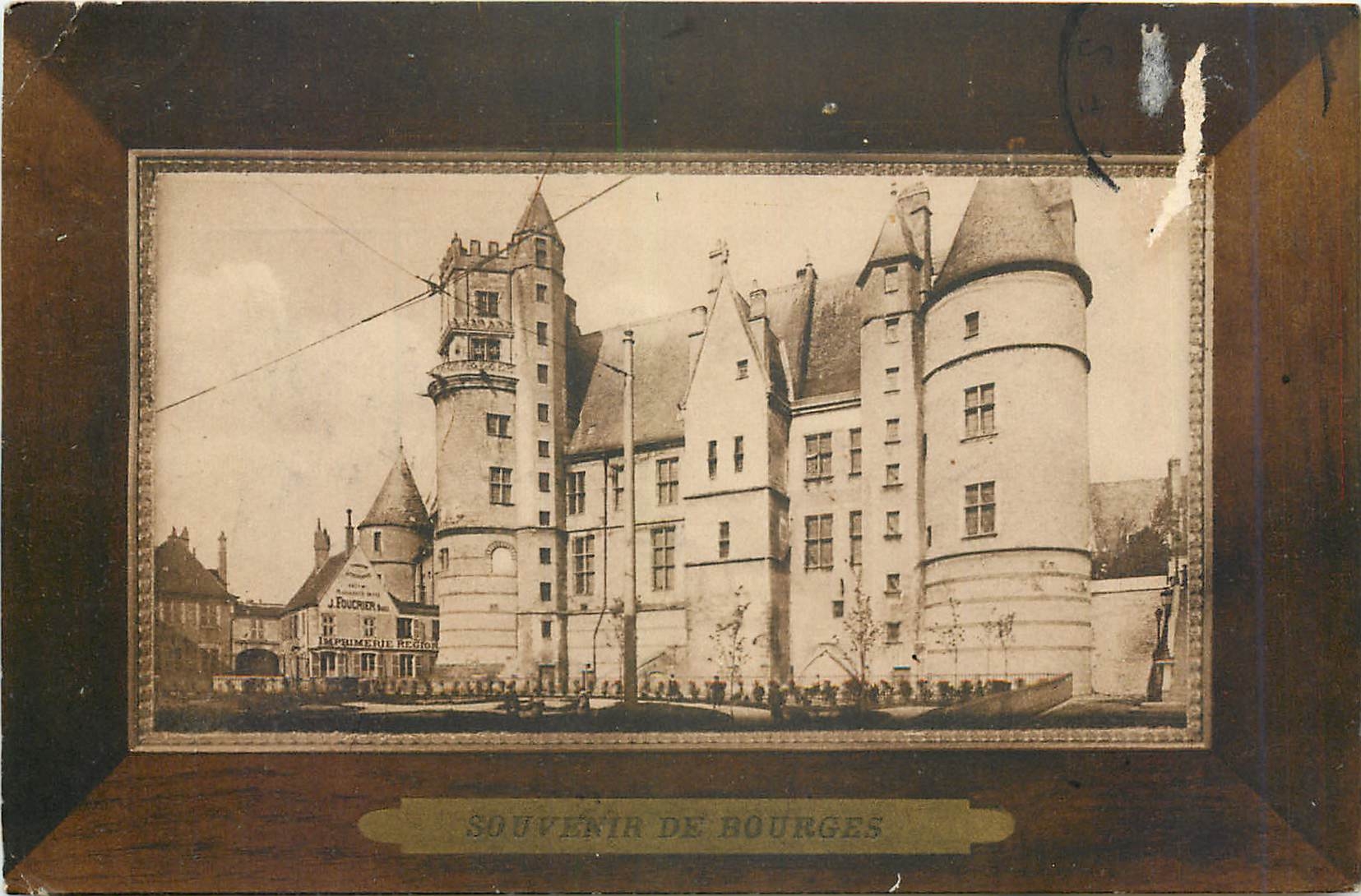CPA Bourges Facade sud du Palais Jacques Coeur 