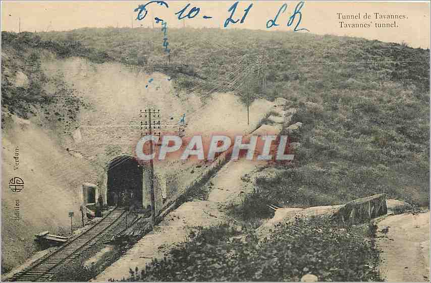 CPA Tunnel de Tavannes 