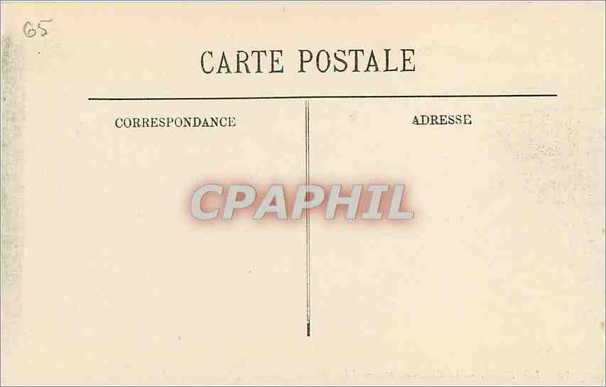 CPA Lourdes Le Chateau Fort  — Verso